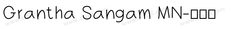 Grantha Sangam MN字体转换